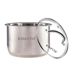 IP stainless steel pot + Glass lid (5,7 l)